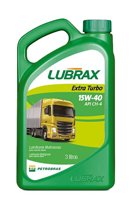 Óleo de Motor Diesel Lubrax 15W40 Extra Turbo API Ch-4/SL Mineral 3L