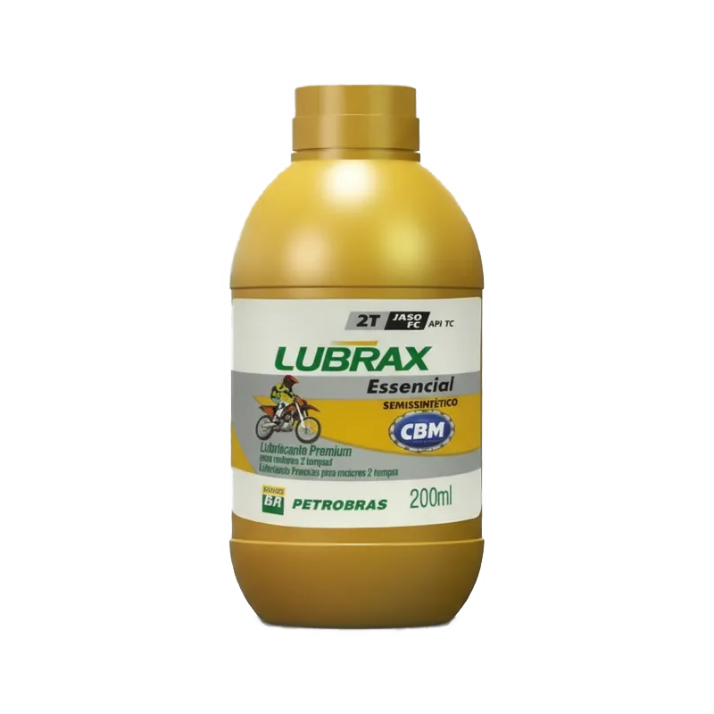 Óleo de Motor Lubrax 2T Jaso FC Essencial FC Moto Semissintético 200ML