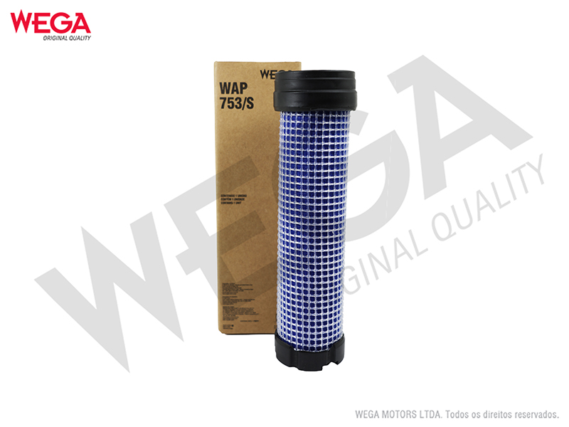 Filtro de Ar Secundário Wega WAP753/S