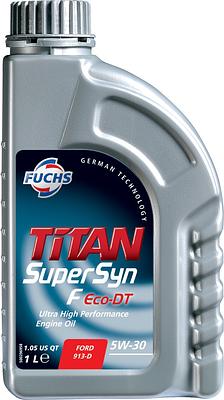 Óleo de Motor Fuchs 5W30 Titan Supersyn F Eco-DT API SL Acea A5/B5 Sintético 1L
