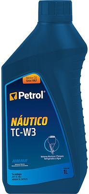 Óleo de Motor 2T Petrol Náutico Api TC-W3 Azul Semissintético 1L