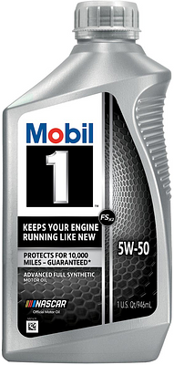 Óleo de Motor Mobil One 5W50 FS X2 API Sn Sintético 946ML