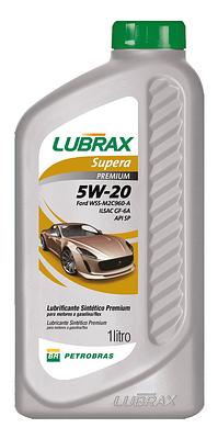 Óleo de Motor Lubrax 5W20 Supera Premium API Sp Sintético 1L