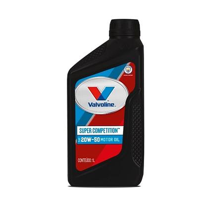 Óleo de Motor Valvoline 20W50 Carro Competition Motor Oil API  Sl Mineral 1L