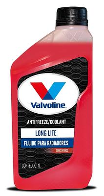 Aditivo de Radiador Valvoline Long Life Antifreeze/Coolant Concentrado Rosa 1L