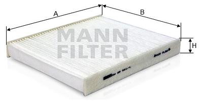 Filtro de Cabine Mann CU26021
