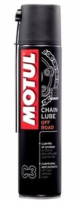 Spray Lubrificante para Corrente de Moto Off Road Motul C3 Chain Lube Off Road 400ml