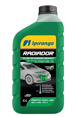 Aditivo para Radiador Ipiranga Orgânico Diluído Pronto para Uso Tipo C Verde 1L