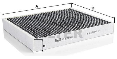 Filtro de Cabine Mann CUK24003
