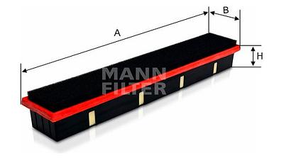 Filtro de Cabine Mann CUD55001