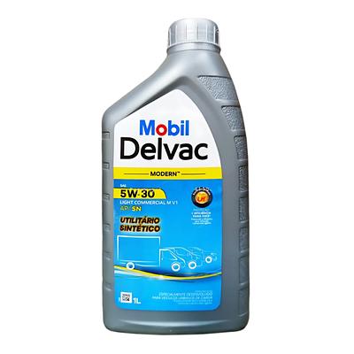 Óleo de Motor Diesel Mobil 5W30 Delvac MX LD VUC API SM Acea C3 Sintético 1L
