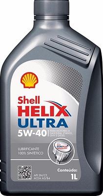 Óleo de Motor Shell 5W40 Helix Ultra Professional AV 502.00 505.00 Api SN Sintético 1L
