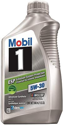 Óleo de Motor Mobil 5W30 ESP Fórmula Api SM Sintético 946ml