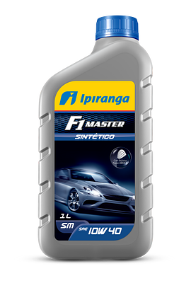 Óleo de Motor Ipiranga 10W40 F1 Master Api SM Sintético 1L