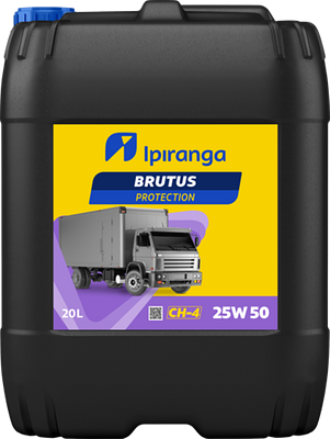 Óleo de Motor Ipiranga Brutus Protection 25W50 CH-4 Mineral 20L