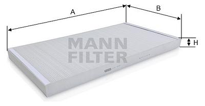 Filtro de Cabine Mann CUD6540