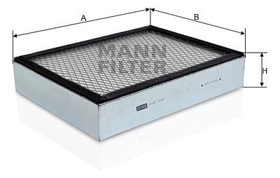 Filtro de Cabine Mann CUD3126