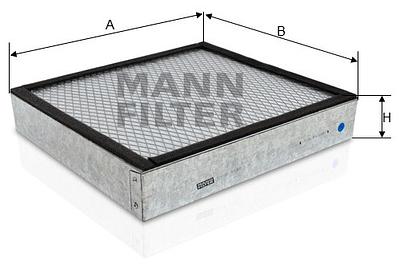 Filtro de Cabine Mann CUD3380
