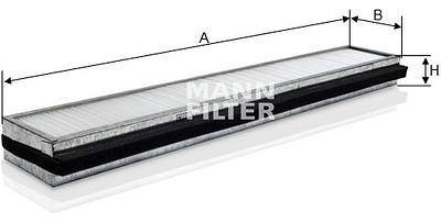 Filtro de Cabine Mann CUD7380