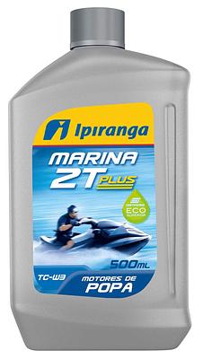 Óleo de Motor Ipiranga 2T Marina Plus Motores de Popa API Tcw3 Mineral 500ML