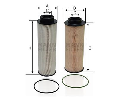 Filtro de Combustível Mann PU10034-2X