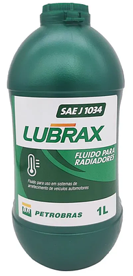 Aditivo de Radiador Lubrax Verde Concentrado Embalagem Verde 1L