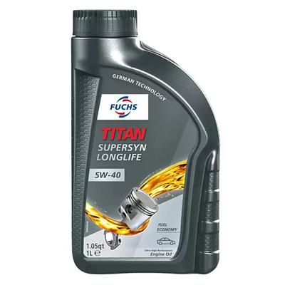 Óleo de Motor Fuchs 5W40 Titan Supersyn Longlife Sintético 1L