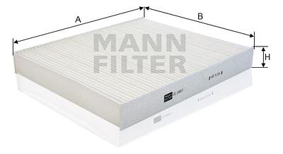Filtro de Cabine Mann CU2440/1