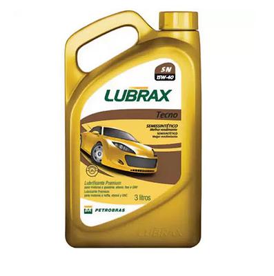 Óleo de Motor Lubrax 15W40 Tecno API SL Semissintético 3L