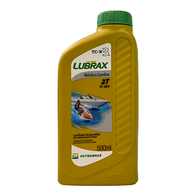 Óleo de Motor 2T Lubrax Náutica Api TC-W3 Semissintético 500ml