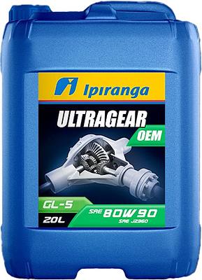 Óleo de Câmbio Manual Ipiranga 80W90 Ultragear API Gl-5 Mineral 20L