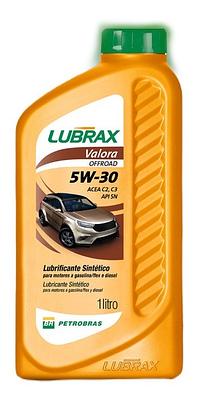 Óleo de Motor Diesel Lubrax 5W30 Valora Offroad API C2/C3/Sn Sintético 1L