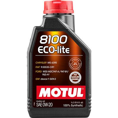 Óleo de Motor Motul 0W20 8100 Eco Lite Sintético 1L