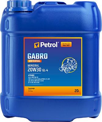 Óleo de Transmissão Petrol 20W30 Gabro Universal API Gl-4 Mineral 20L