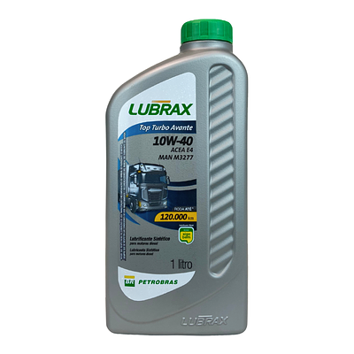 Óleo de Motor Diesel Lubrax 10W40 Top Turbo Avante API Ch-4/SL Sintético 1L