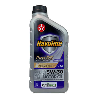 Óleo de Motor Texaco 5W30 Havoline Pro DS Full Synthetic API SQ Sintético 1L