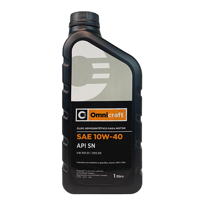 Óleo de Motor Motorcraft 10W40 Ominicraft API SN Semissintético 1L