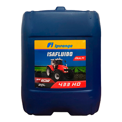 Óleo de Transmissão Ipiranga 80W Isafluido 433 HD Mineral 20L