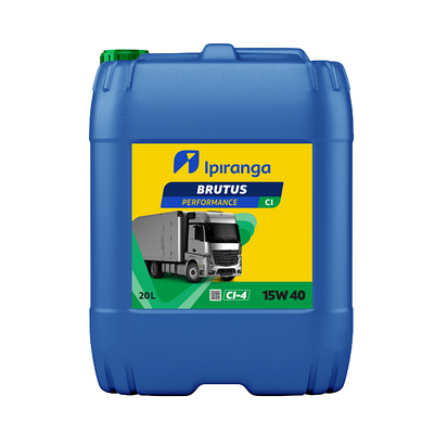 Óleo de Motor Diesel Ipiranga 15W40 Brutus Performance API CI-4 Mineral 20L