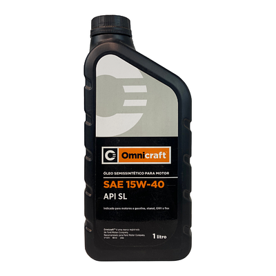 Óleo de Motor Motorcraft 15W40 Omnicraft API SN Semissintético 1L