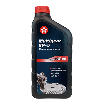 Óleo de Câmbio Manual Texaco 80W90 Multigear EP API Gl-5 Mineral 1L