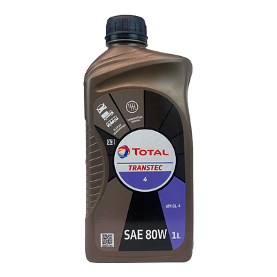 Óleo de Câmbio Manual Total 80W Transtec API Gl-4 Mineral 1L