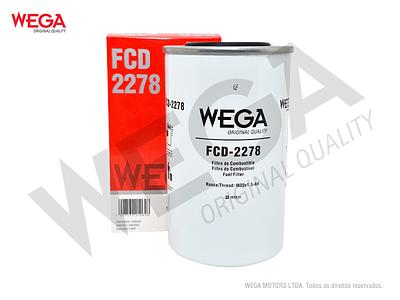 Filtro de Combustível Diesel Wega FCD2278