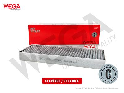 Filtro de Cabine Flexível Wega AKX2122/CF