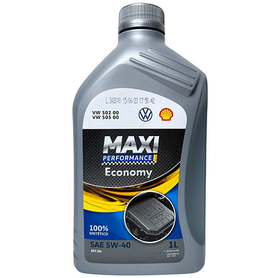 Óleo de Motor Volkswagen 5W40 Maxi Performance 502.00 505.00 Api SN Sintético 1L