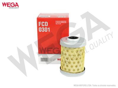 Filtro de Combustível Refil Wega FCD0301