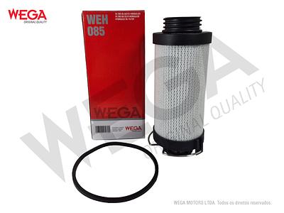 Filtro de Óleo Hidráulico Refil Wega WEH085