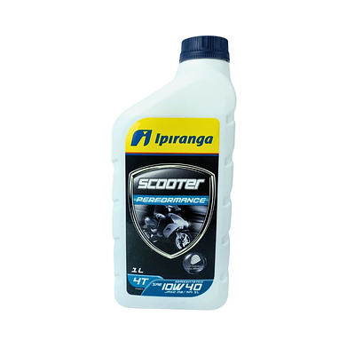 Óleo de Motor Ipiranga 10W40 Scooter Performace JASO MB API SL Semissintético 1L
