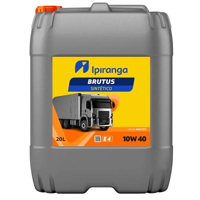 Óleo de Motor Diesel Ipiranga 10W40 Brutus Extrema Performance API CI-4 Sintético 20L