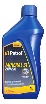 Óleo de Motor Petrol 20W50 Api SL Mineral 1L